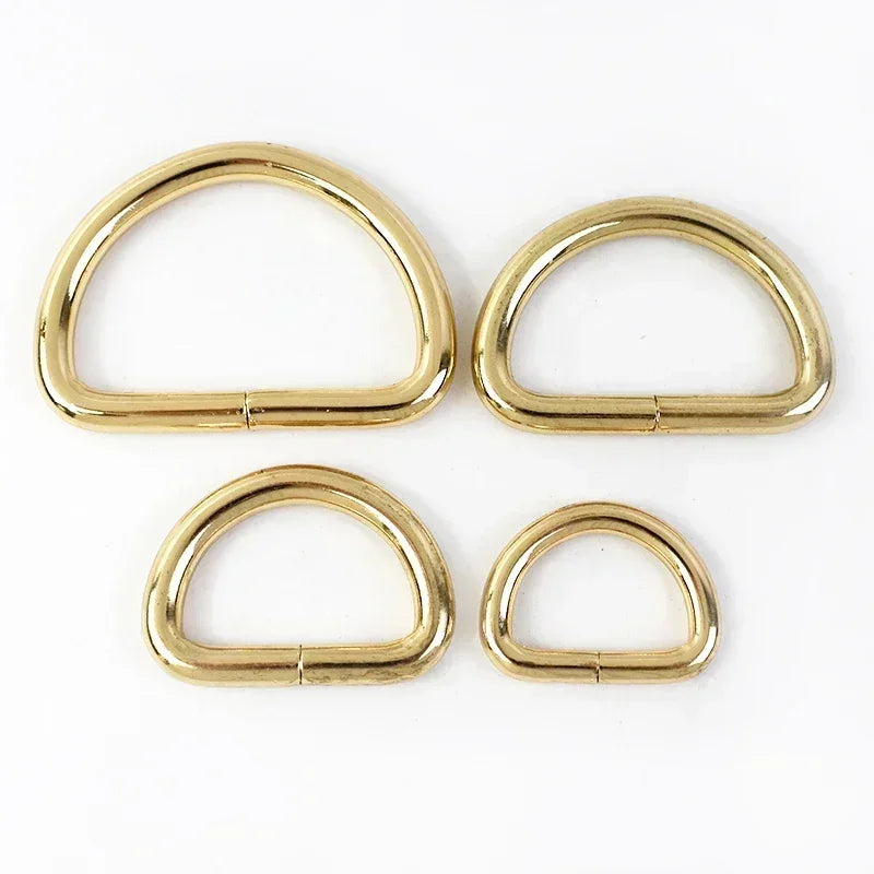 20/580Pcs RoseGold Bag Buckles Metal O D Ring Clip Clasp Tri Glide Slider Hook Backpack Belt Strap DIY Hardware Sewing Accessories