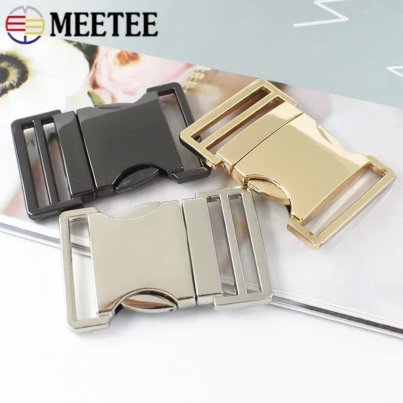 5/150Pcs 20-38mm Metal Side Release Buckles Backpack Strap Buckle Dog Cat Collar Belt Fastener Clasp DIY Hardware Sewing Accessories
