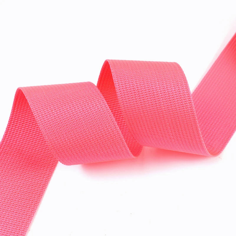 8/200Meters 20-50mm Thick 1mm Nylon Webbing Tape Trimming Safety Belt Knapsack Strap Ribbon DIY Bag Webbings Sew Band Accessory