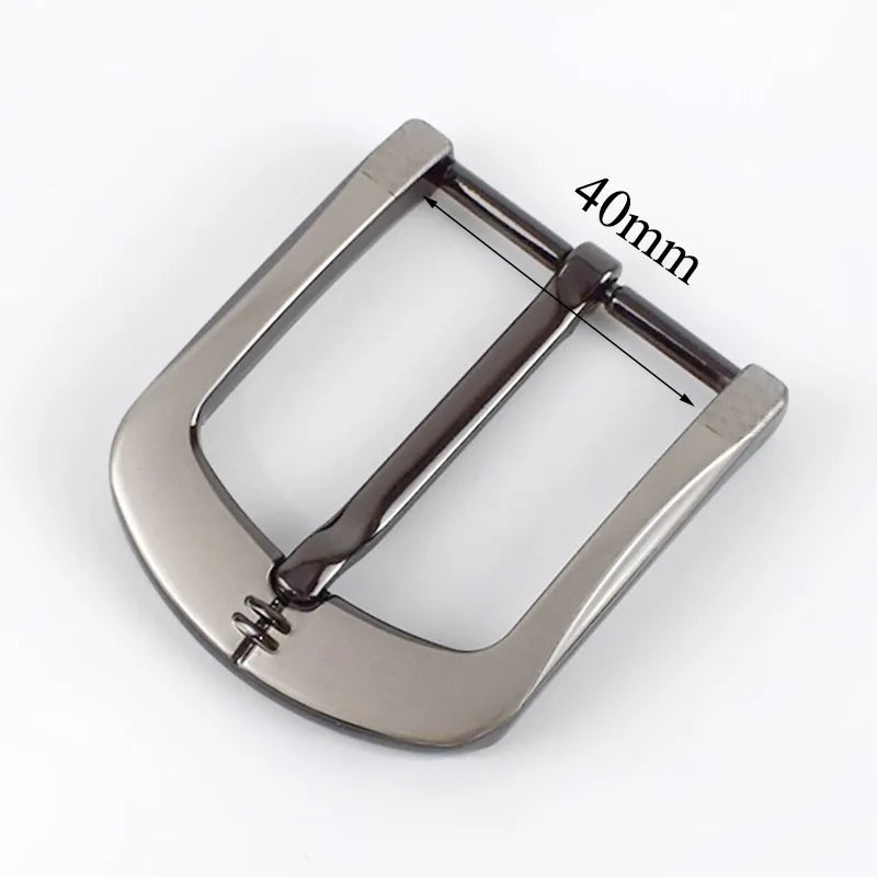 5/130Pcs 35/40mm Zinc Alloy Metal Pin Belt Buckles for Mens Waistband Adjust Head DIY Casual Jeans Leather Crafts Accessories