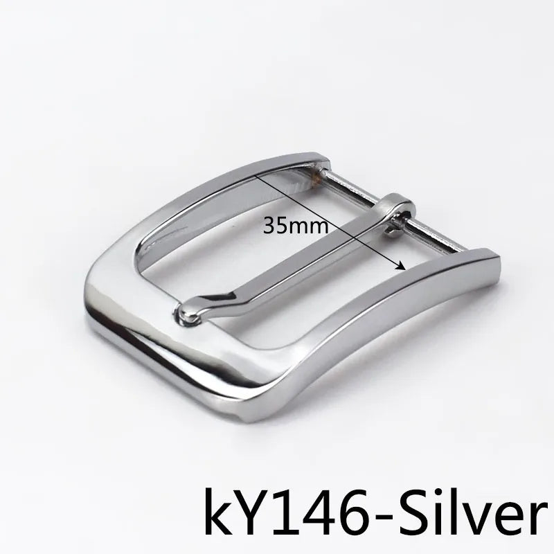 5/130Pcs 35/40mm Zinc Alloy Metal Pin Belt Buckles for Mens Waistband Adjust Head DIY Casual Jeans Leather Crafts Accessories