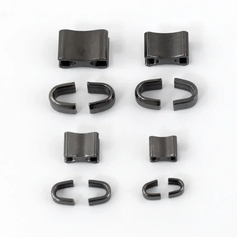 30/500Sets Metal Zipper Stopper Jacket Bag Zip Non-slip Tail Stop 3#5#8#10#  U Code End Lock Insert Pin Retainer Zips Repair Kits