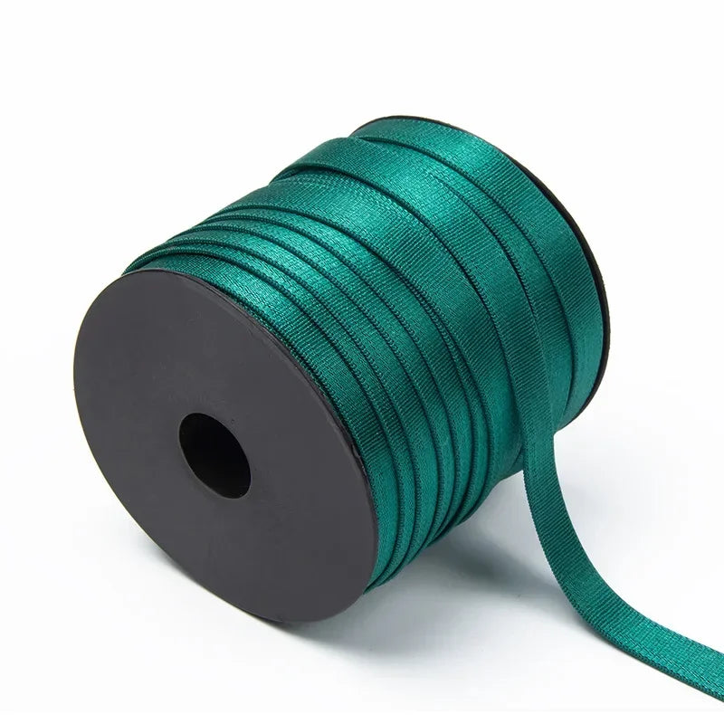 8/300M Nylon Elastic Band 6/8/10/15mm Colored Bra Shoulder Strap Soft Elasticity Trim Underwear DIY Clothes Sewing Accessories