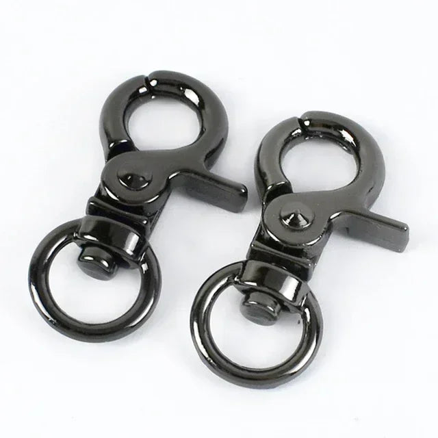 20/600Pcs Mini Carabiner Metal Buckles Swivel Rings Lobster Clasp Lanyards Trigger Spring Snap Hook Hardware Accessories