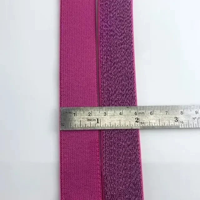 8/300M 25/30/40/50mm Nylon Elastic Bands for Sewing Rubber Band Colored Glitter Nylon Elasticity Webbing Decoration Spandex Belt