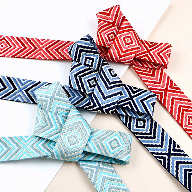 5/130Yards 38mm 2mm Thick Jacquard Webbing for Sewing Bag Canvas Ribbon Strap Backpack Decorative Lace Webbings Nylon Tapes