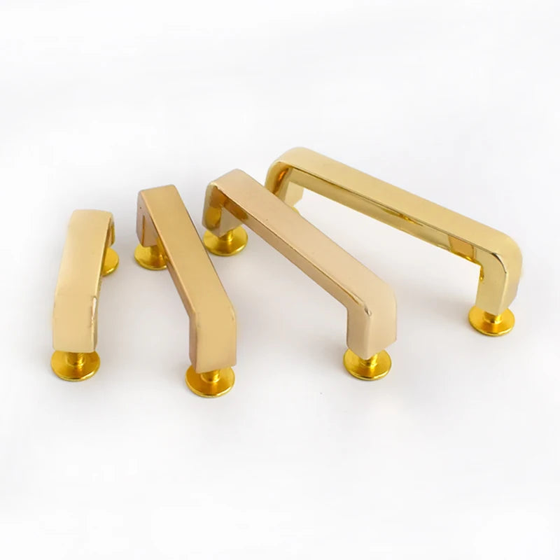 15/500pcs Meetee Bag Bridge with Screw Metal Buckles for Purse Handbag Strap Connector Hardware Accessories DIY Leather Crafts H5-2