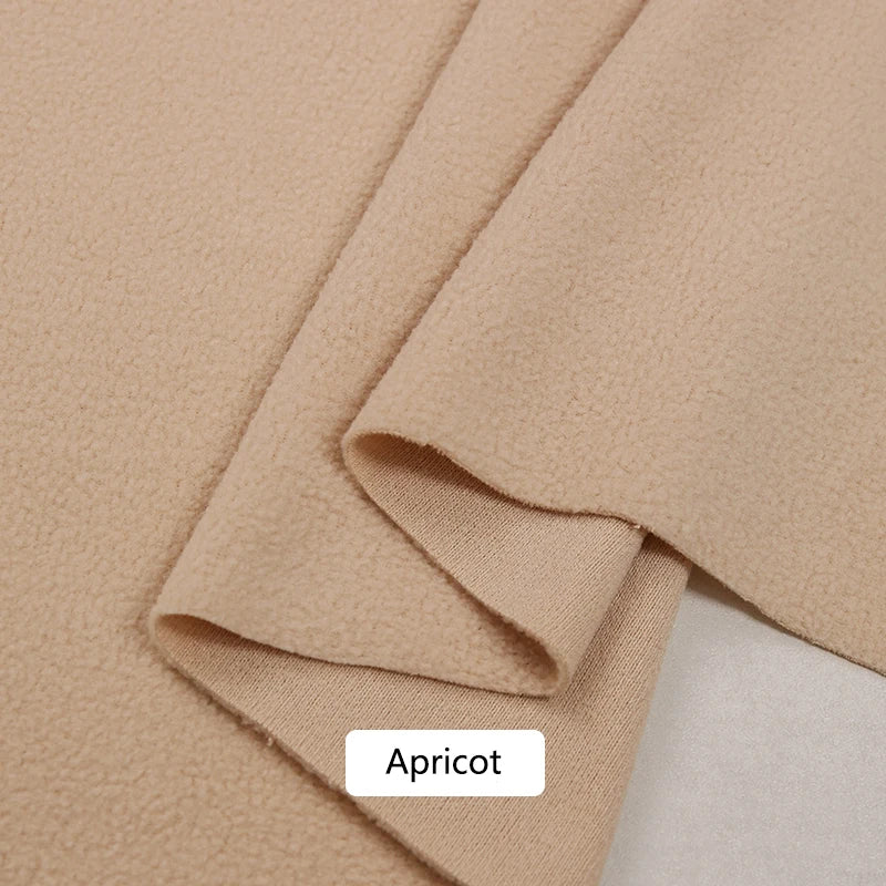 90/2250cm*155cm Thickened Fleece Fabric Single Sided Short Plush for Outerwear Jackets Doll Fluff Lining Hoodie Handmade DIY Fabrics
