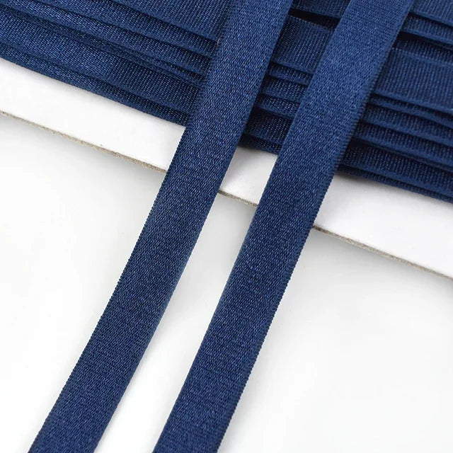 Meetee 10/300meters 12mm Elastic Bands for Underwear Bra Shoulder Strap Yoga Belt Hair Band DIY Sewing Garment Accessories