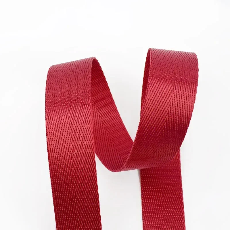 8/200Meters 20-50mm Nylon Webbing Tapes Herringbone Ribbon DIY Dog Collar Bag Knapsack Band Safety Strap Belt Sewing Accessories