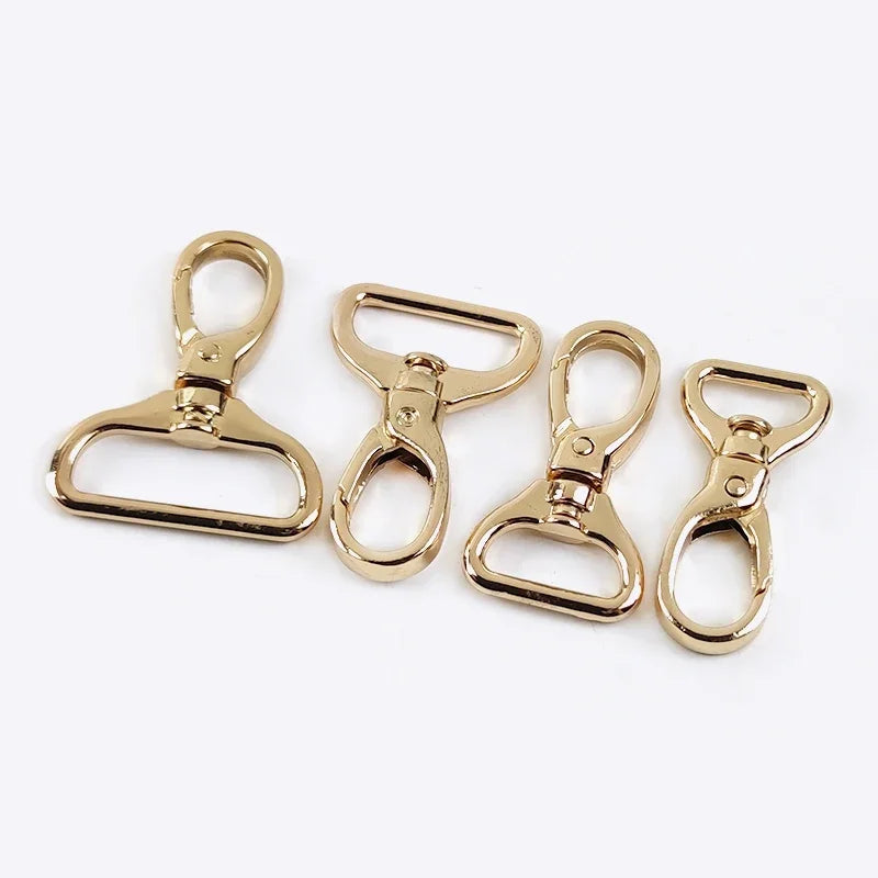 Meetee 10/360pcs 15/20/26/32mm Luggage Hardware Accessory Metal Snap Buckle Bag Strap Swivel Clasp Lobster Hook DIY Keychain Clip