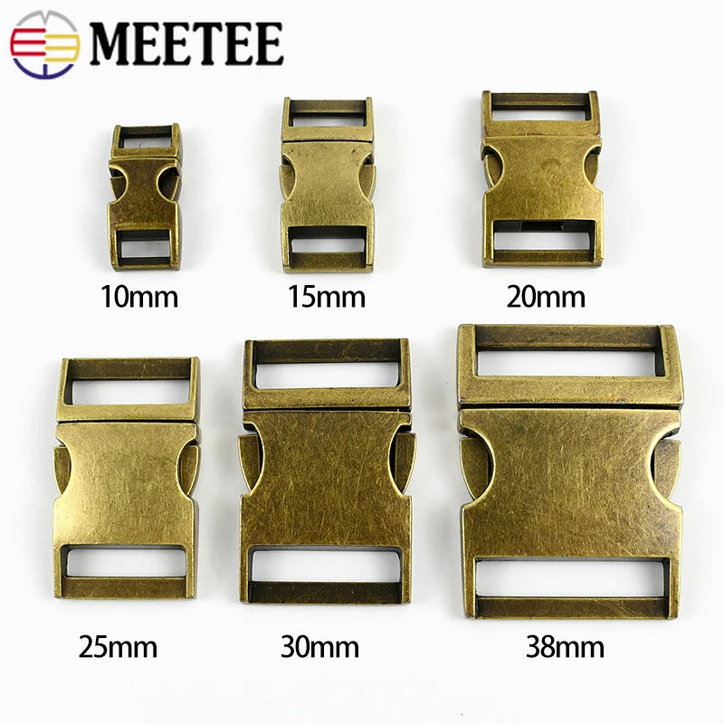 5/160Pcs Metal Side Quick Release Curved Buckles Backpack Strap Clasp Webbing Dog Collar Belt Buckle DIY Hardware Bag Accessories