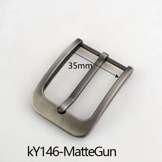 5/130Pcs Men Belt Buckle Metal Single Pin Buckles Jeans Waistband Head Decor for 33-39mm Belts Leather Craft Accessories