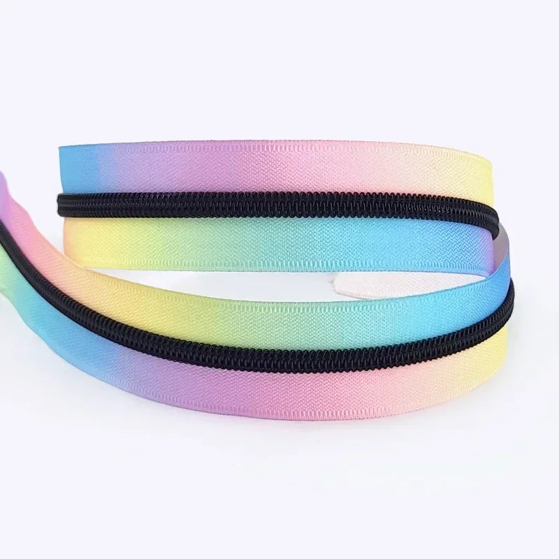 3/120Meters 5# Colorful Nylon Zipper Tapes for Jacket Purse Plastic Coil Zippers Luggage Bag Zip DIY Garment Sewing Accessories