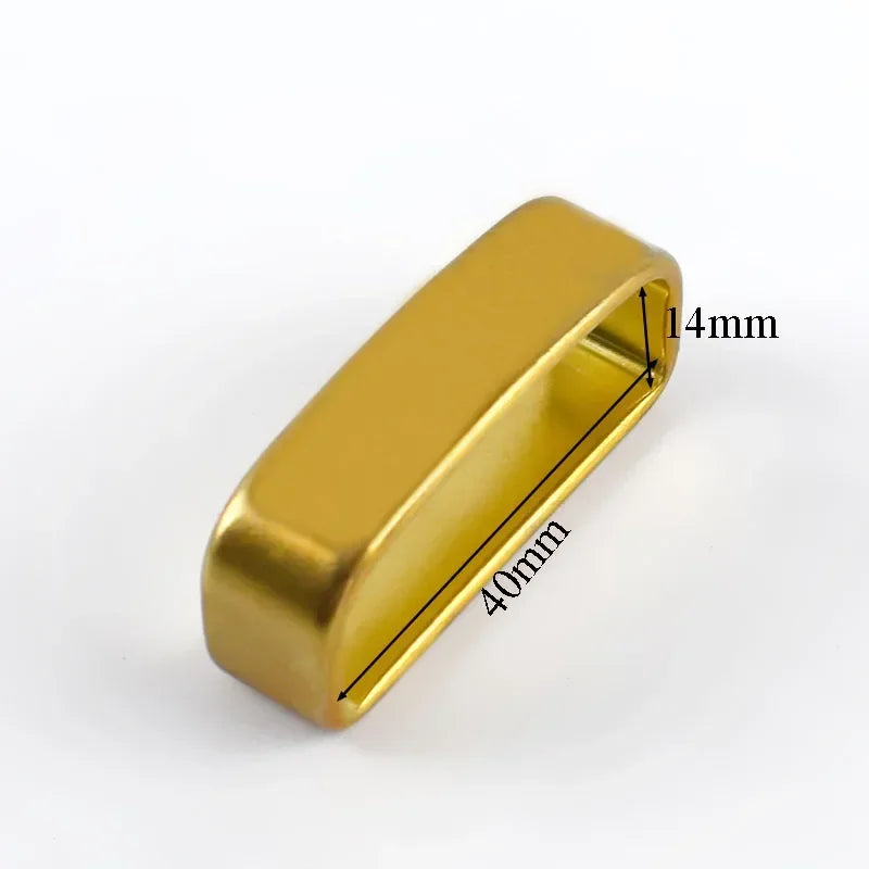 2/70Pcs Meetee 35-40mm Metal Pure Copper Belts Loops Hook Solid Brass O D Ring Belt Buckle for Men's Clothing Craft Hardware Accessories