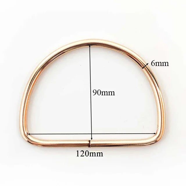 3/80Pcs Meetee Bags Handle Metal O D Ring Buckles Frame Handbag Purse Shoulder Belt DIY Replacement Leather Craft Accessaries