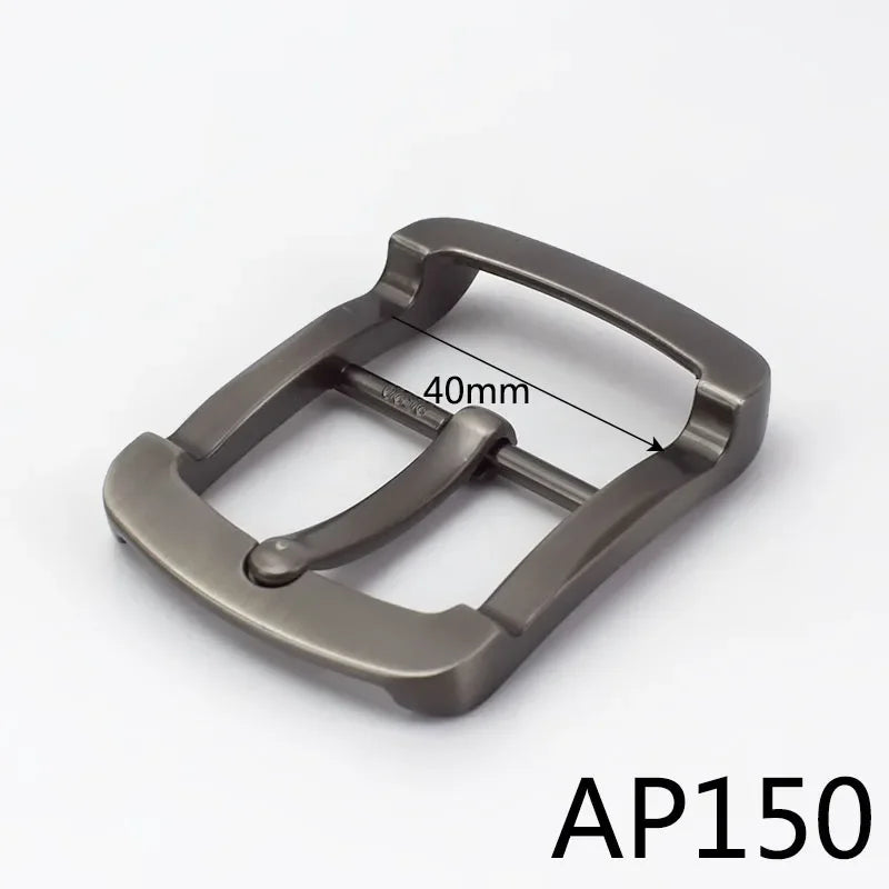 5/130Pcs Men Belt Buckle Metal Single Pin Buckles Jeans Waistband Head Decor for 33-39mm Belts Leather Craft Accessories