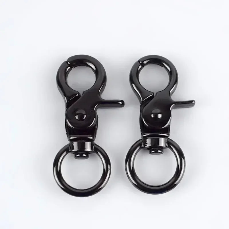 15/300Pcs Meetee 13mm Metal Bag Buckle Lobster Clasps Swivel Trigger Clip Snap Hooks Key Ring for Bags DIY Hardware Accessories
