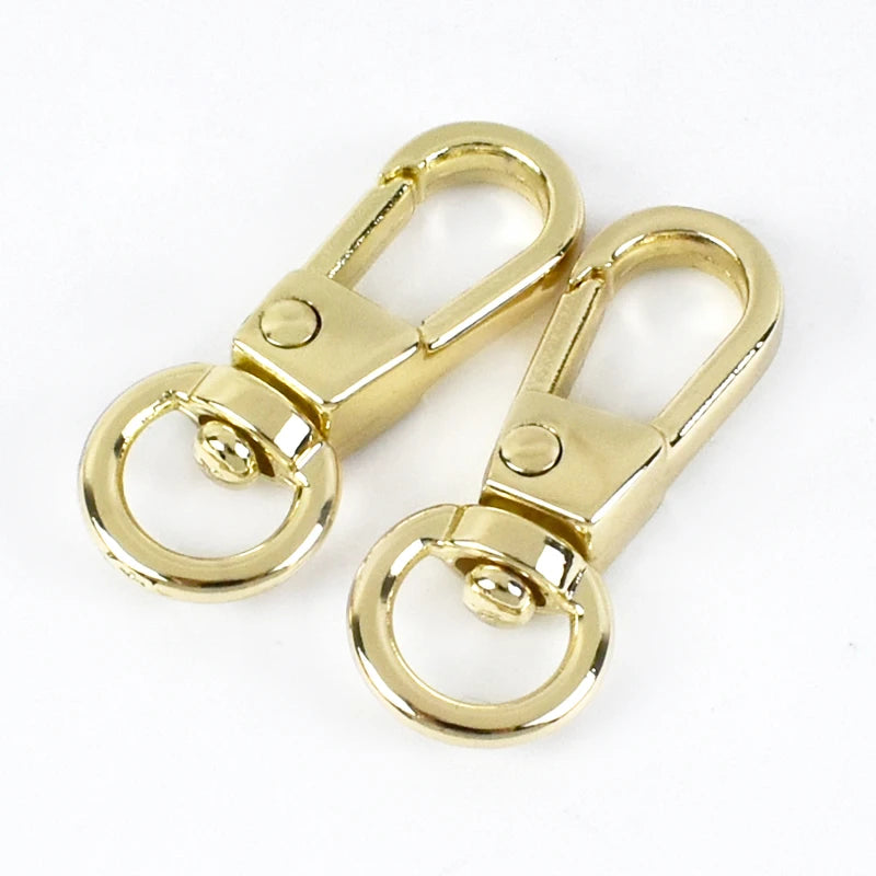 25/800Pcs 8mm Metal Lobster Buckles Snap Hooks Swivel Clasp Buckle for Bag Keychain Dog Collar Leash DIY Hardware Accessories