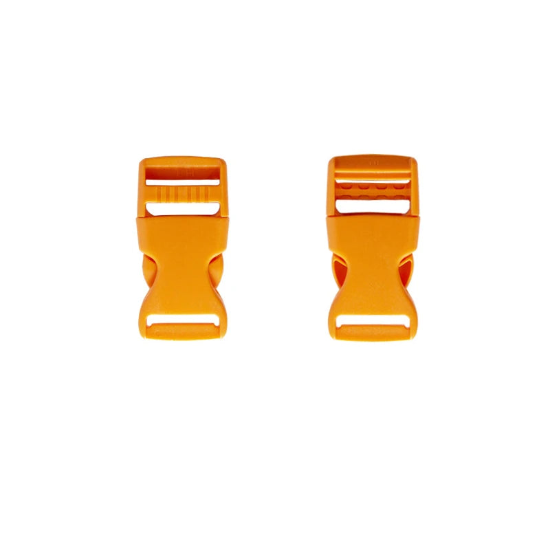 30/600Pcs Meetee 15-38mm Plastic Release Buckles Backpack Strap Hook Clip Safety Pet Collar Outdoor Luggage Webbing Accessories