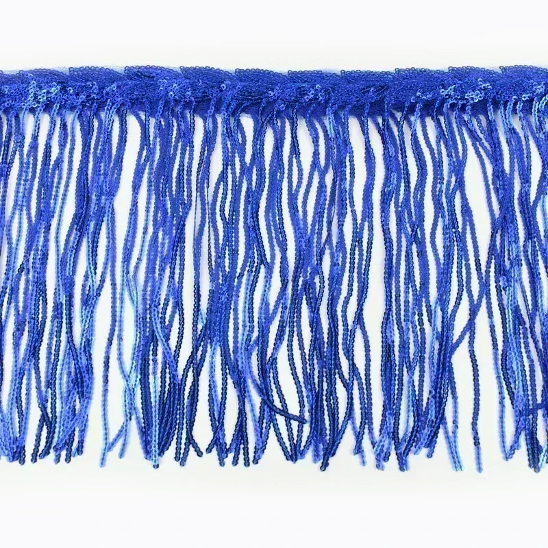 5/100Yards 20cm Sequin Tassels Fringe Glitter Dress Lace Trim Garment Ribbon Curtain Fabric Decorative DIY Sewing Accessories