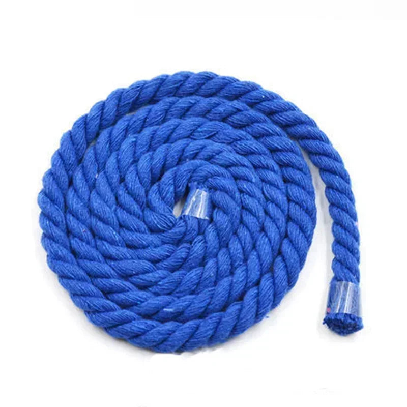 20/600Meters 5-20mm Colored Cotton Rope 3 Shares Twisted Cord DIY Decoration Macrame Ropes for Bag Braided Cords Sewing Accessories