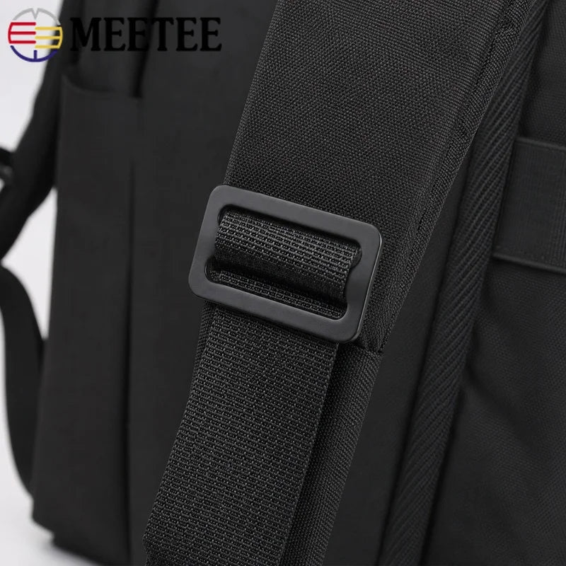20/100Pcs 20-50mm Stainless Steel Tri-Glide Buckles Strap Slider Rings for Backpack Bag Belt Webbing Adjuster Hardware Parts