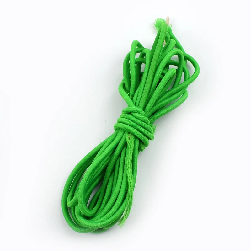 5mm Round Elastic Rope 10/300Meters Color Rubber Bands HairBand Elasticity Band Belt Drawstring Bungee Cord Sewing Supplies