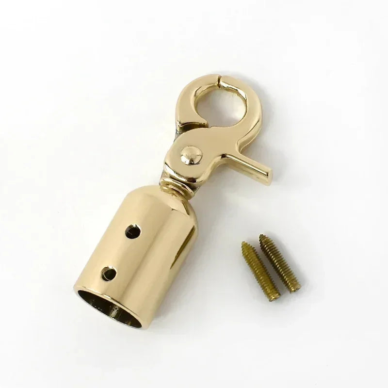 5/150Pcs Metal Buckles Bag Handle Strap Cap Clips Carabiner Leather Cord End Lock Clasp Tassel Stopper Snap Hooks Hardware