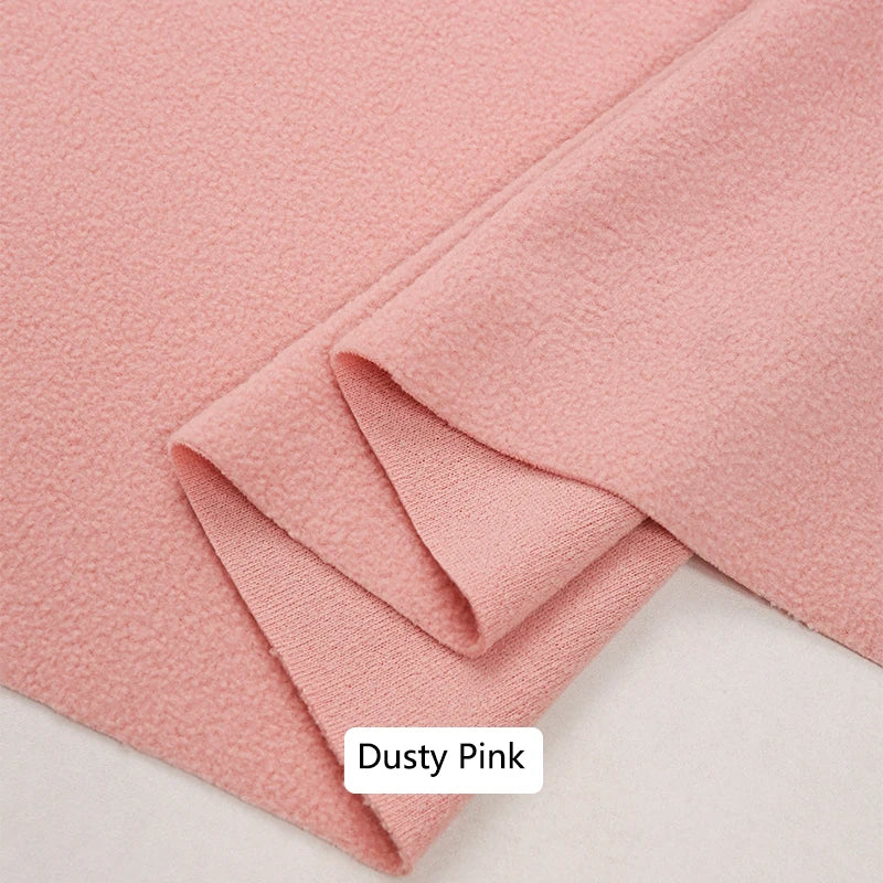 90/2250cm*155cm Thickened Fleece Fabric Single Sided Short Plush for Outerwear Jackets Doll Fluff Lining Hoodie Handmade DIY Fabrics