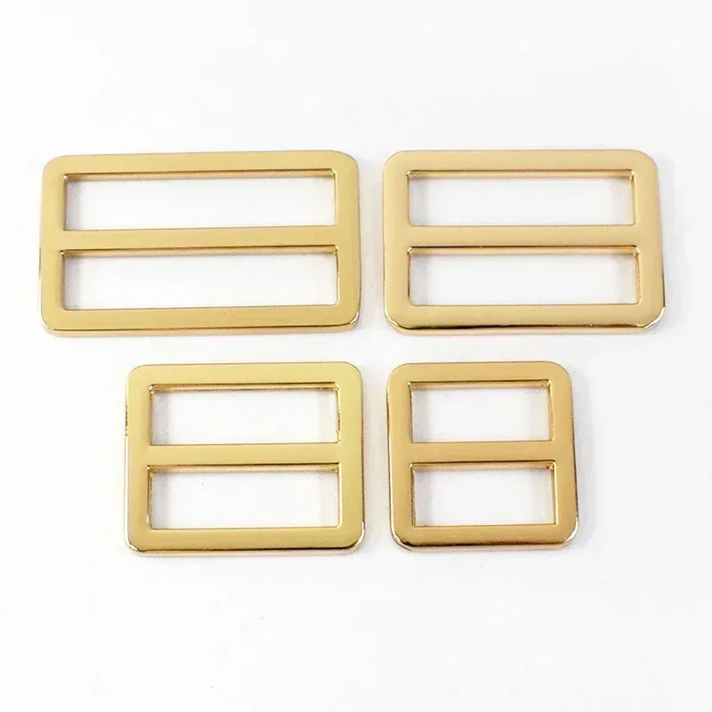 20/580Pcs RoseGold Bag Buckles Metal O D Ring Clip Clasp Tri Glide Slider Hook Backpack Belt Strap DIY Hardware Sewing Accessories
