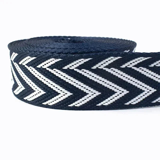 3/100Meters 38mm Thicken Polyester Jacquard Webbing Tape Luggage Decorative Belt Ribbon DIY Bags Shoulder Strap Sewing Accessories