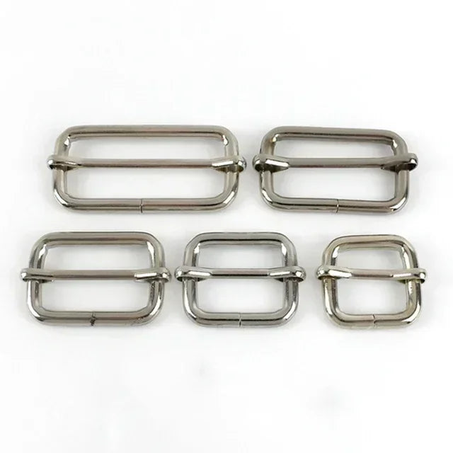 20/580Pcs RoseGold Bag Buckles Metal O D Ring Clip Clasp Tri Glide Slider Hook Backpack Belt Strap DIY Hardware Sewing Accessories