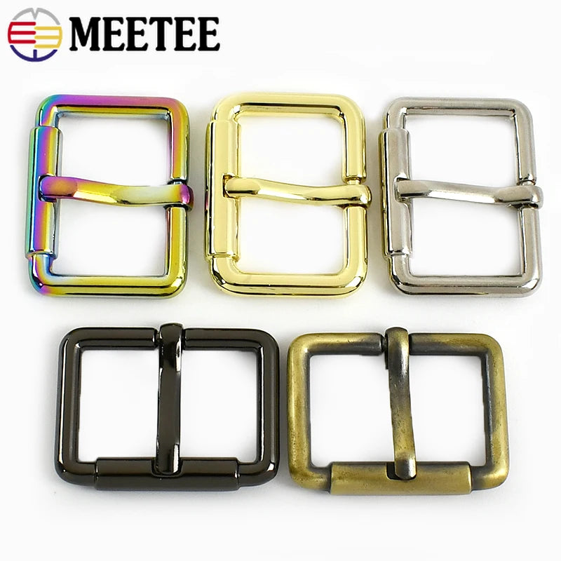 15/500Pcs 13-38mm Metal Pin Buckle Square Adjuster Clasp for Backpack Bag Strap Belt Dog Leash Collar DIY Hardware Accessories