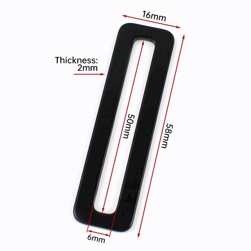 25/800Pcs Square O Ring Carabiner 20-50mm 304 Stainless Steel Buckles Bag Hanger Oval Rings Crochet Hook Webbing Tape Fastener