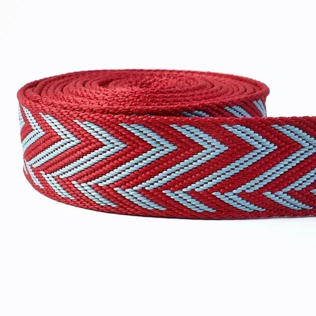 3/100Meters 38mm Thicken Polyester Jacquard Webbing Tape Luggage Decorative Belt Ribbon DIY Bags Shoulder Strap Sewing Accessories