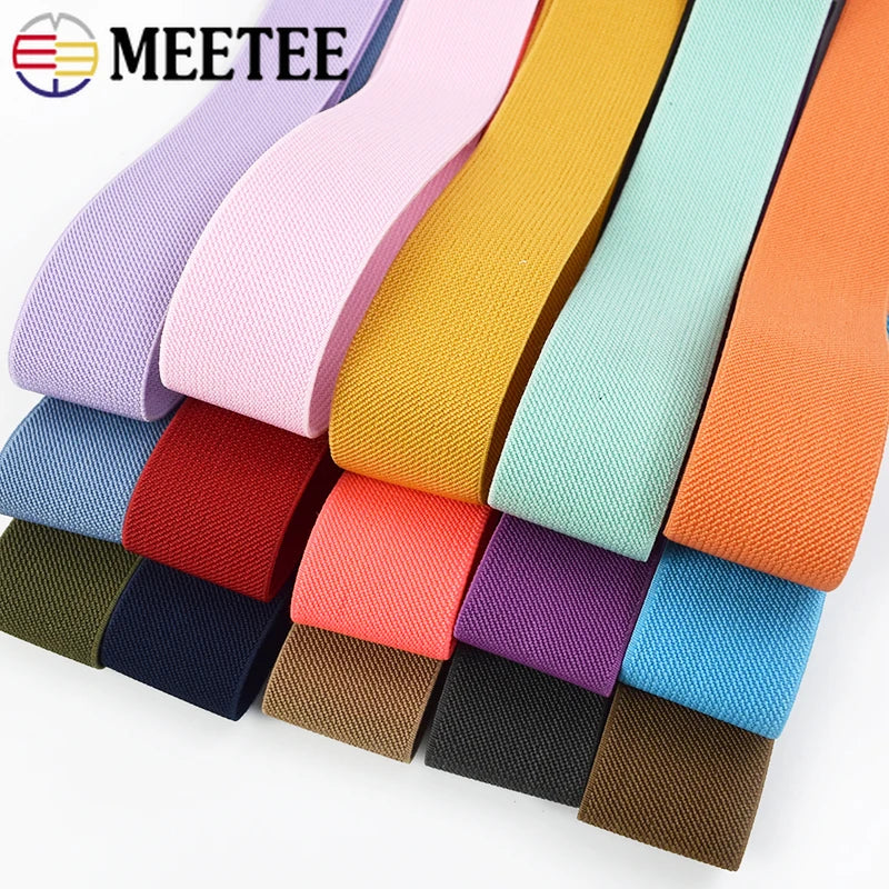 8/300M Sewing Elastic Band Stretch High Elasticity Bra Clothes Rubber Bands Trousers Pants Tape Webbing DIY Accessories