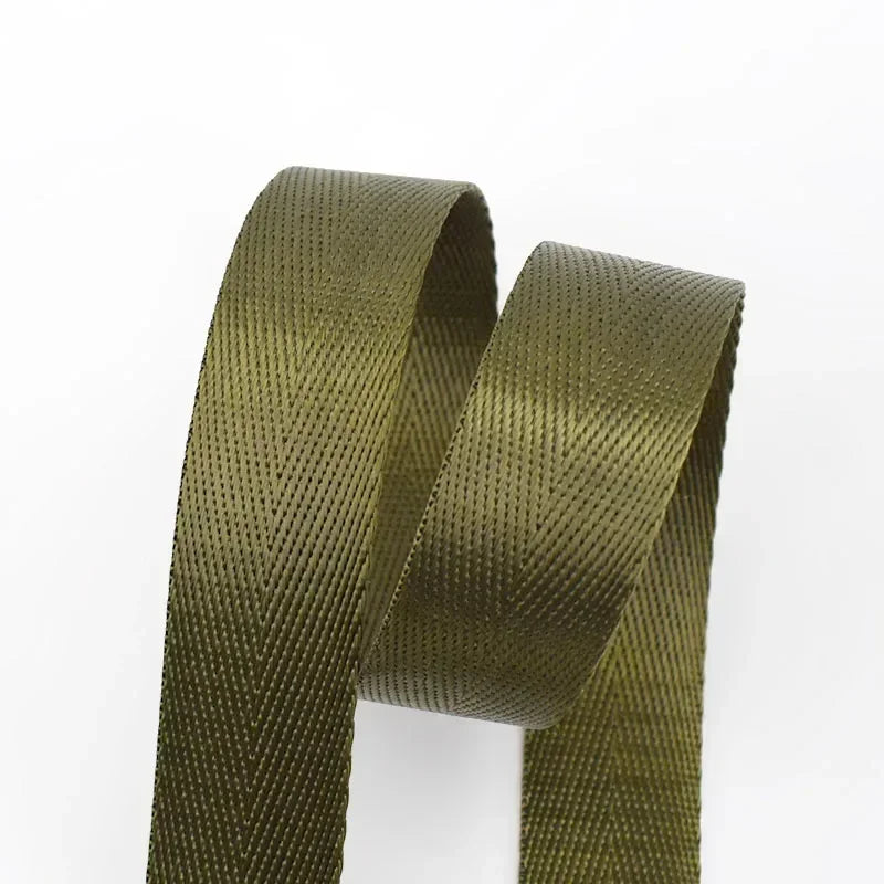 8/200Meters 20-50mm Nylon Webbing Tapes Herringbone Ribbon DIY Dog Collar Bag Knapsack Band Safety Strap Belt Sewing Accessories