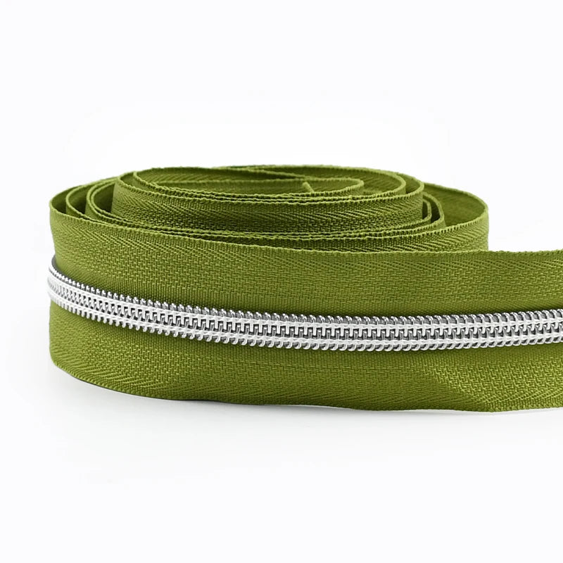 8/300M Sewing Zippers Tapes By The Meter Bag Shoes Nylon Coil Zipper Decorative Roll Bulk Zips Repair Kit DIY Accessories