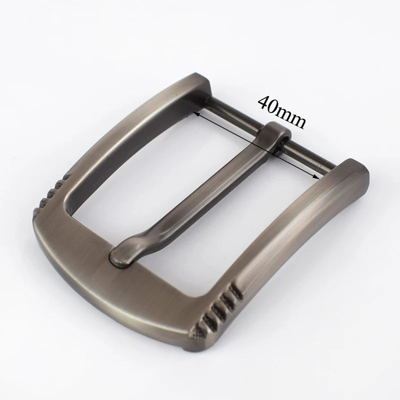 5/130Pcs 35/40mm Zinc Alloy Metal Pin Belt Buckles for Mens Waistband Adjust Head DIY Casual Jeans Leather Crafts Accessories