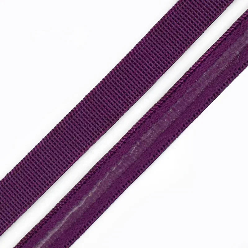 15/500M 10mm Non-slip Silicone Elastic Band Bra Stretch Ribbon Tape Underwear Strap Rubber Bands Belt DIY Sewing Accessories