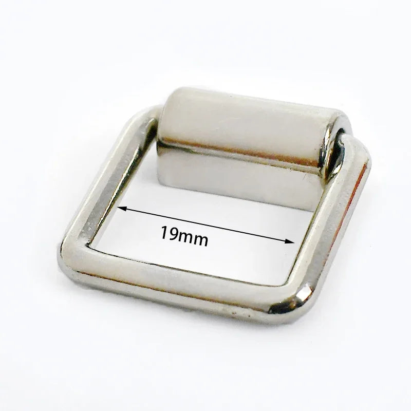 15/500Pcs Meetee 15/16/19mm Metal O D Ring Buckles Bag Strap Side Clip Hanger Clasp Chain Connection DIY Hardware Accessories