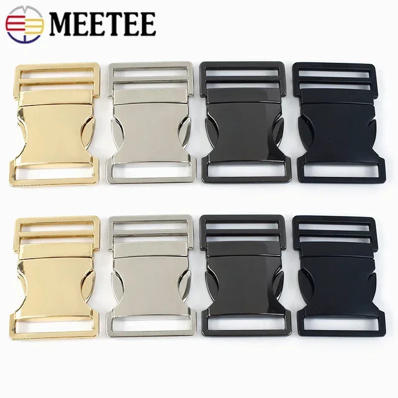 5/150Pcs 20-38mm Metal Side Release Buckles Backpack Strap Buckle Dog Cat Collar Belt Fastener Clasp DIY Hardware Sewing Accessories