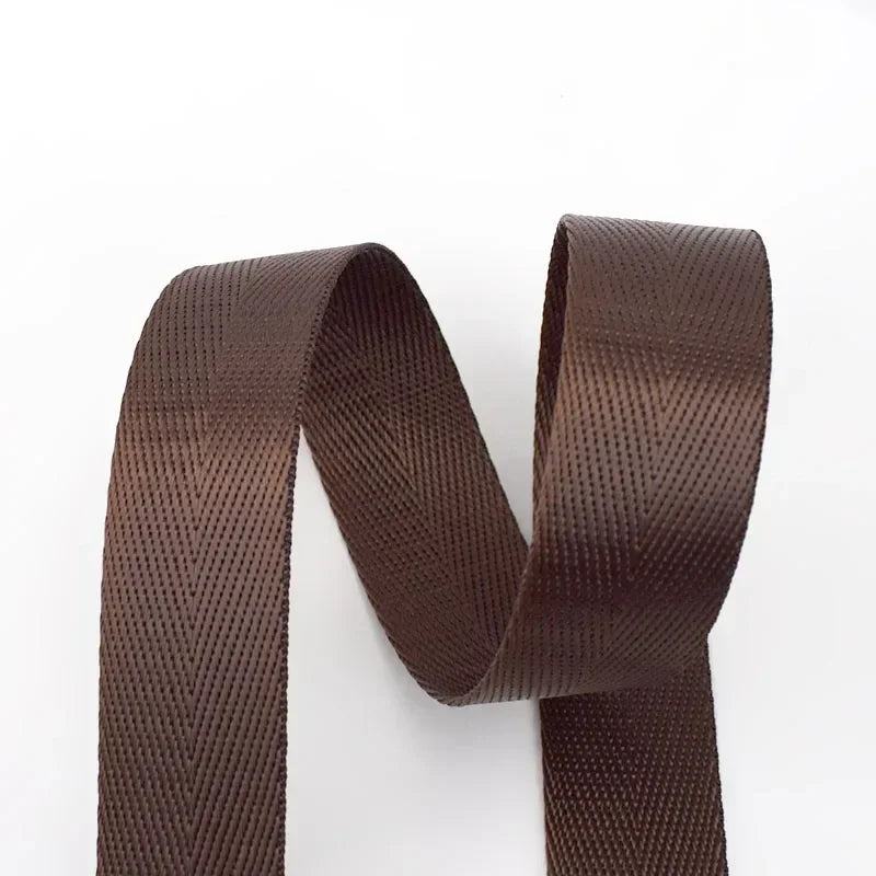 8/200Meters 20-50mm Nylon Webbing Tapes Herringbone Ribbon DIY Dog Collar Bag Knapsack Band Safety Strap Belt Sewing Accessories