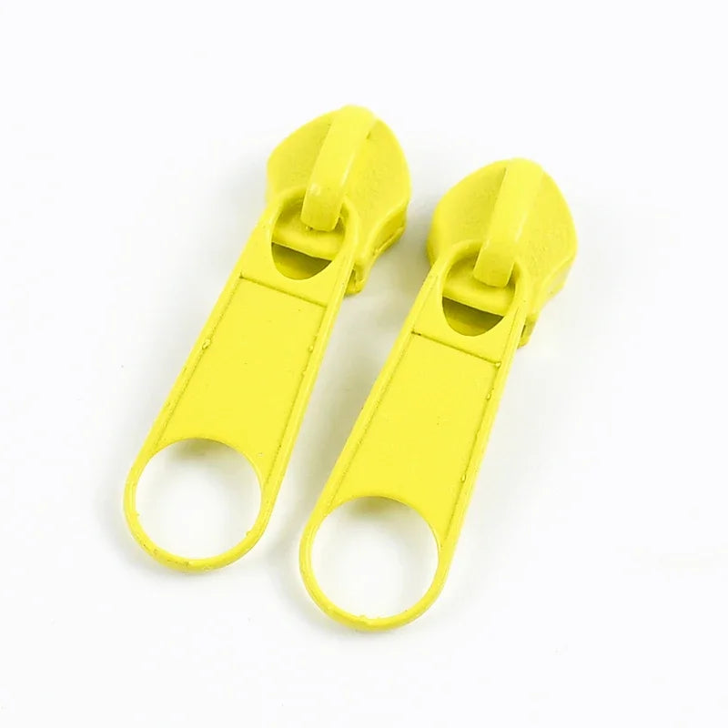 3# 5# Nylon Zipper Slider 30/1200Pcs Colorful Zip Pull Head Clothing Zippers Puller Backpack Closure Zips Sliders DIY Repair Kits