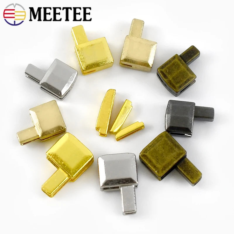 30/800Sets Metal Repair Zipper Stopper Open End Zip Slider Insert Box DIY Sewing Zippers Accessories Clothes Replacement Kit
