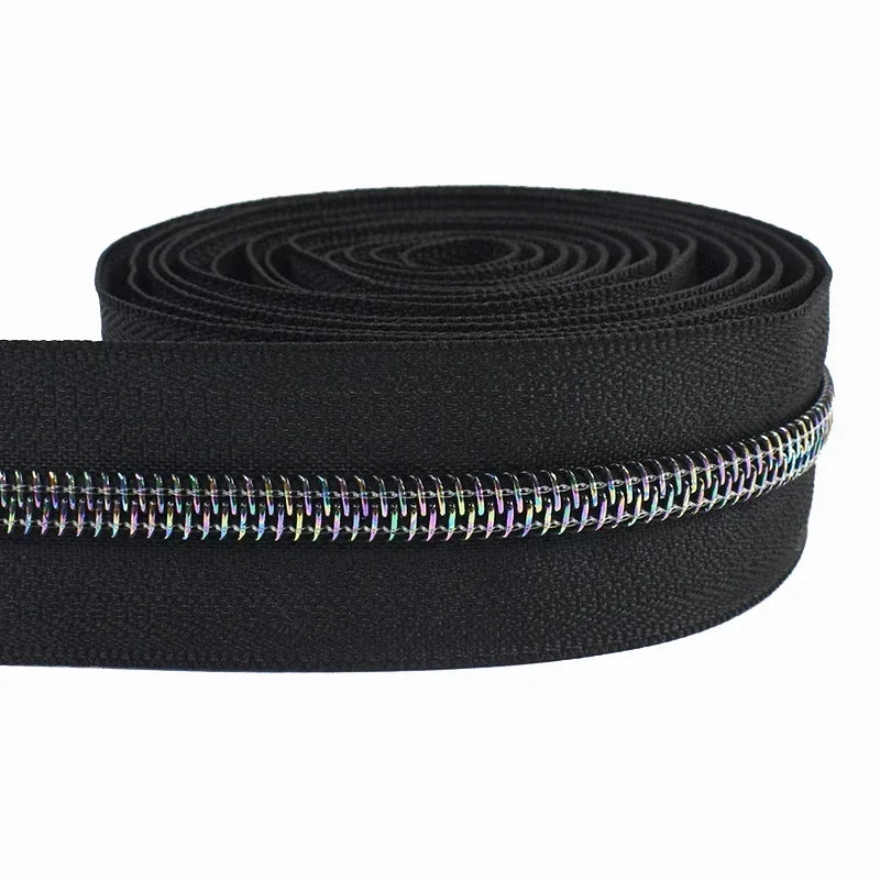 3/120Meters 5# Colorful Nylon Zipper Tapes for Jacket Purse Plastic Coil Zippers Luggage Bag Zip DIY Garment Sewing Accessories
