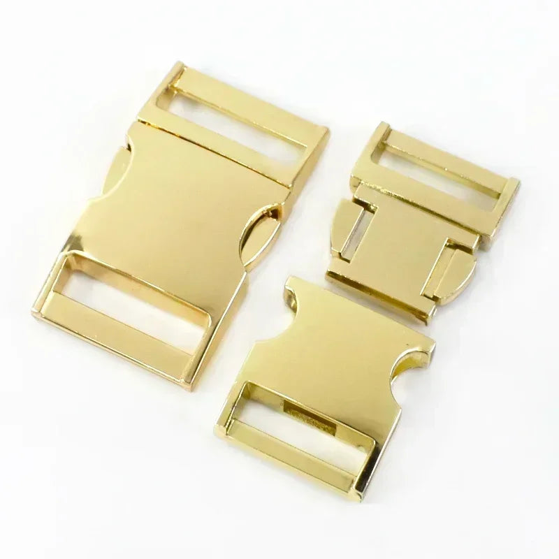 5/160Pcs Metal Side Quick Release Curved Buckles Backpack Strap Clasp Webbing Dog Collar Belt Buckle DIY Hardware Bag Accessories