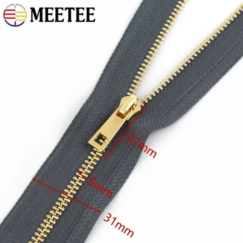 15/400Pcs 3# Metal Zippers 15/20/25/30cm Close-End Zipper Clothing Pocket Decoration Zips Closure Zip for Sewing Repair Kit
