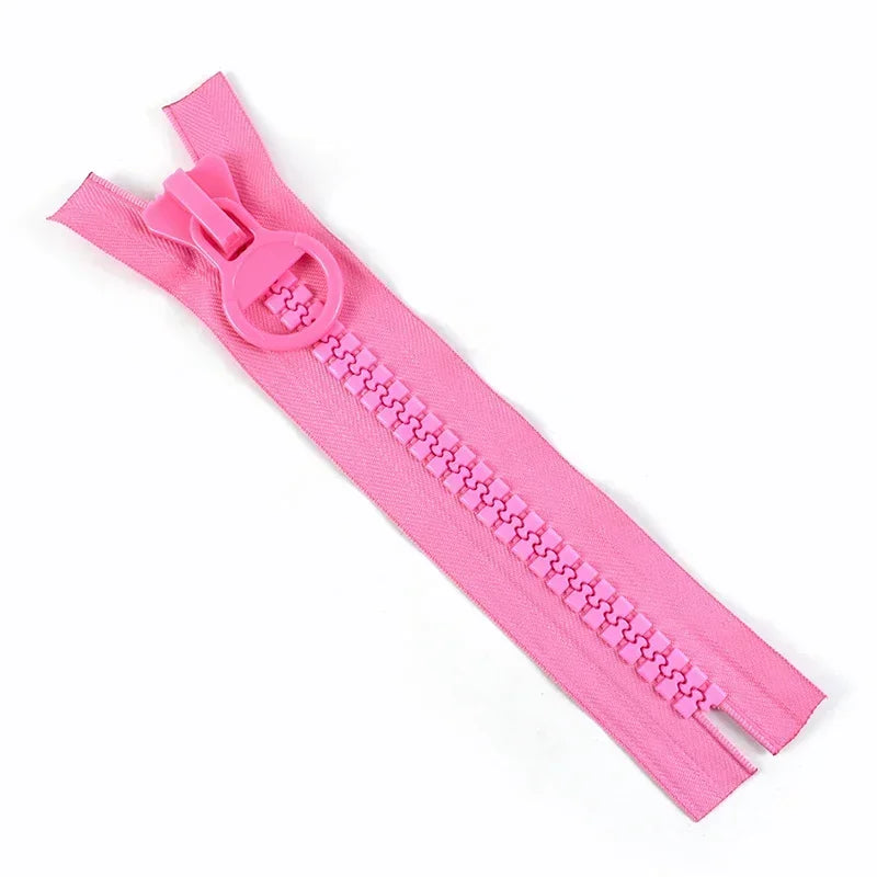 5/120Pcs Meetee 25cm 20# Extra Large Resin Zipper No Endless Lock Pocket Zippers for Wallet Pencil Bags Zip Sewing DIY Accessories